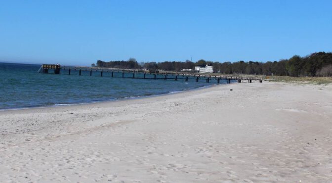 Erster Stellplatz in Schweden
